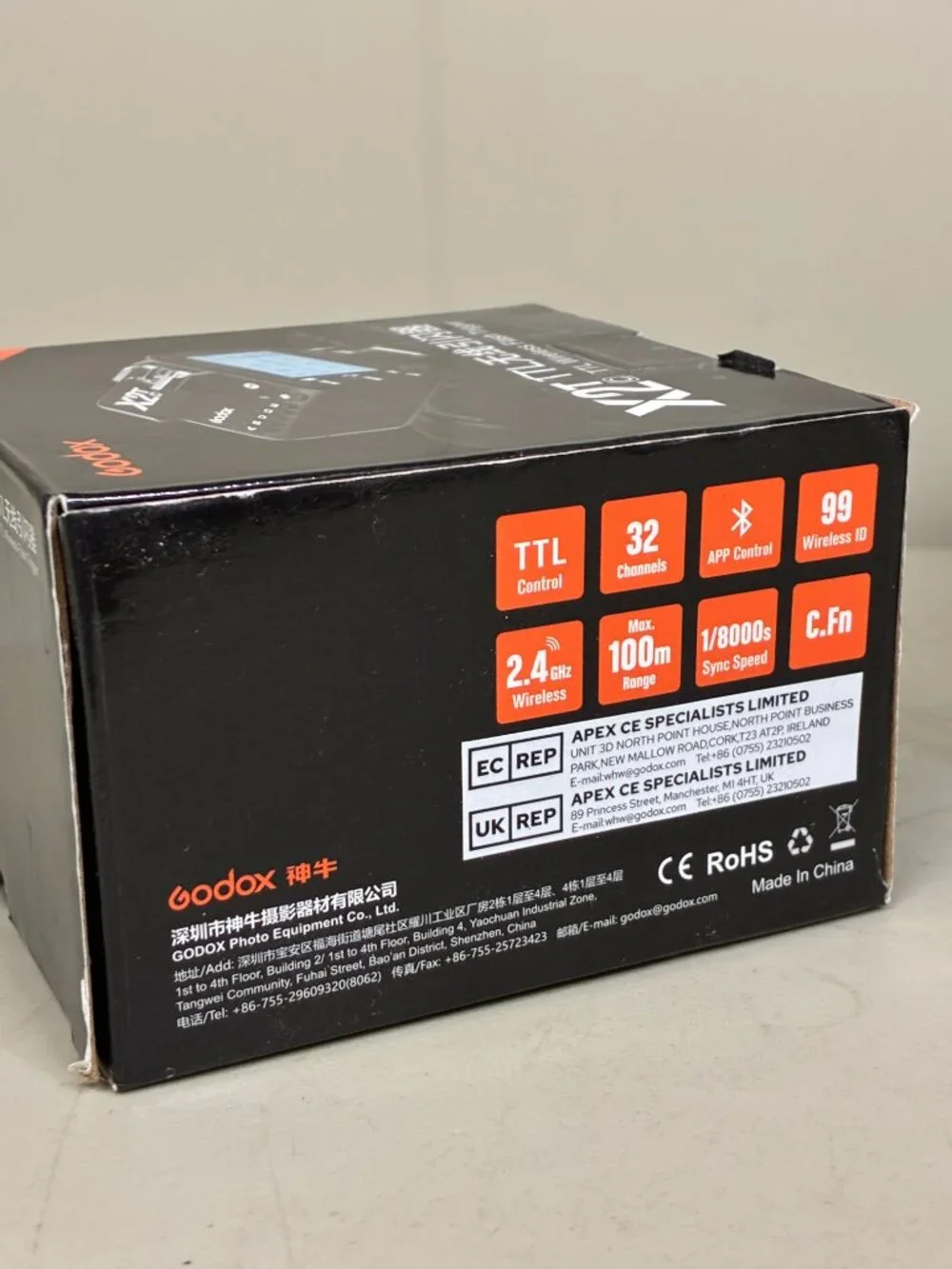 Godox X2T-C TTL HSS Wireless Flash Trigger Bluetooth Connection for Canon Camera